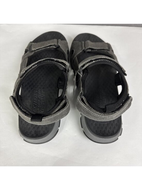 Skechers Black Respected SD Moralto Sandals Men\'s size 12 NWT comfort walking main image 13